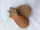 32.2. Wooden castanets, early 1960s, photo number 2