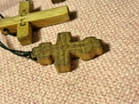 Деревянный крест распятие, крест дерево 3 шт, фото №4