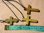 Деревянный крест распятие, крест дерево 3 шт, фото №8