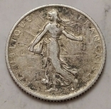 Франція 1 франк, 1910р. Срібло., photo number 2