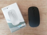  Компьютерная мышка, Wireless Mouse, bluetooth, беспроводная, черная, фото №3