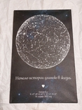 Интересная картина карта звёздного неба для декора, фото №7