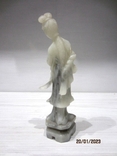 Vintage figurine geisha jade jade 326 gr, photo number 3