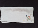 Женский № 1 -л3 красивый носовой платок женский белый вышивка мережка шов роуль, фото №3