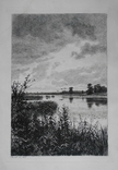 И. И. Шишкин, офорт. На реке, после дождя 1887г. гравюра., фото №4