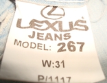 Lexus капри бриджи женские облегченный джинс высокая посадка турция 48, фото №11