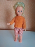 Лялька ГДР, 50 см, з номером, в рідному одязі., фото №4