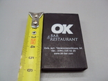 Сірники OK Bar Ресторан Київ Ягуар Україна коробки сірників довжиною 5,9 см, фото №3