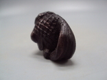 Netsuke figure, bone, mammoth tusk, miniature, fish, fish, carving, height: 3.3 cm, weight: 26.41 g, photo number 9