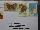 1970-е г. Конверт письмо США Америка Птицы бабочки, photo number 3