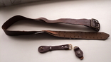 Officer's belt, old, leather, photo number 2