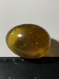 Дореволюционное пасхальное стеклянное яйцо медового цвета, photo number 4