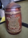 Souvenir wooden beer mug with a lid "Nikolaev"., photo number 2