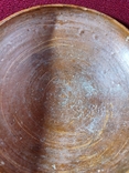 Античная краснолаковая тарелка. Без реставрации. Размер 20 на 7 см., фото №9