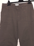 Mac Летние красивые хлопковые женские брюки пепельно коричневые 40/34, фото №4