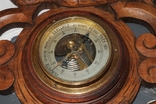 Vintage carved barometer with birds Germany, photo number 4