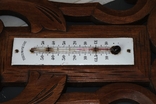 Vintage carved barometer with birds Germany, photo number 5