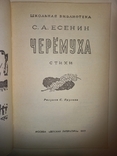 С. А. Есенин. Черёмуха. Детская литература 1977, фото №3