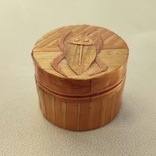 Маленькая деревянная баночка, фото №2