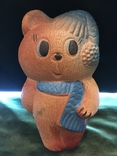 Игрушка пищалка Винни Пух с клеймом в шарфике, photo number 2