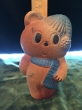 Игрушка пищалка Винни Пух с клеймом в шарфике, photo number 11