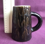 Beer mug/mug Dark. Pottery., photo number 2