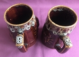 Cancer and Crab beer mugs/mugs. A couple. Pottery., photo number 8