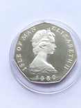 50 pence 1980 Maine Christmas silver proof, photo number 3