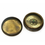 Компас бронзовый Victorian pocket compas, фото №2