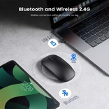  Беспроводная мышь WMGW с подключение по Bluetooth 2.4 ГГц, фото №4