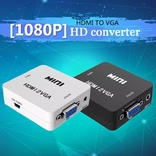  Мини HDMI в VGA/ AV в VGA конвертер 1080P аудио видео конвертер, numer zdjęcia 2