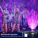  Цветной светодиодный проектор звездного неба + Bluetooth колонка, фото №4