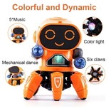Интерактивный Танцующий Светящийся робот Taokey для детей, numer zdjęcia 5
