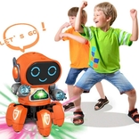 Интерактивный Танцующий Светящийся робот Taokey для детей, numer zdjęcia 8