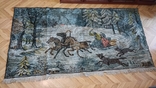 Tapestry of the Troika and the Wolves, made in the GDR, photo number 3