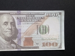 Сувенірна банкнота США 100 доларів - 100 доларів (2009), фото №4