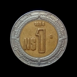 Мексика 1 песо 1999 г., фото №2