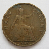 Велика Британія 1/2 пенні 1929 року - 5П201, photo number 2