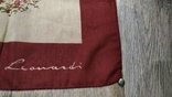 Leonardi,италия!очень большой подписной платок с астрами,клеймо, роуль,новый, фото №6