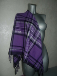 Donna piu*италия большая сиреневая шаль,платок с кистями новый, photo number 2