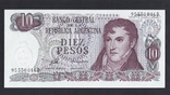 10 пессо 1976г. 95.550.046 D. Аргентина., фото №2