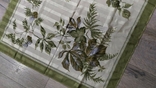 Италия большой бежевый платок с салатовыми листьями,новый,роуль, фото №7