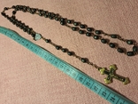 Католические чотки чётки вервица, распятие накладное, латунь, фото №8