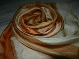 Франция!шарф,шарфик в бежевых тонах,натуральный шелк,reine seide, фото №4