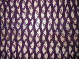 Фиолетовый резной палантин,шаль! новый 200*70 см, фото №4