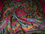 Индия яркий платок палантин шаль с кистями хлопок новый, numer zdjęcia 6