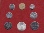 Vatican Vatican Set 8 coins 1 2 5 10 20 50 100 ( 500 silver) Lire 1974 a/X - in cardboard, photo number 3