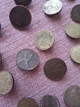 Монетовидная накладка, декор, монеты Европы с 1976 г до евро, 26 шт, photo number 3