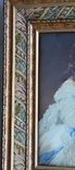 Painting Portrait of V. Rimskaya-Korsakova thin. F. C. Winterhalter Fabric Frame Reproduction, photo number 7
