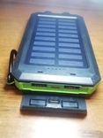 Повербанк фонарь компас powerbank Solar ліхтарик, сонячна батарея, фото №4